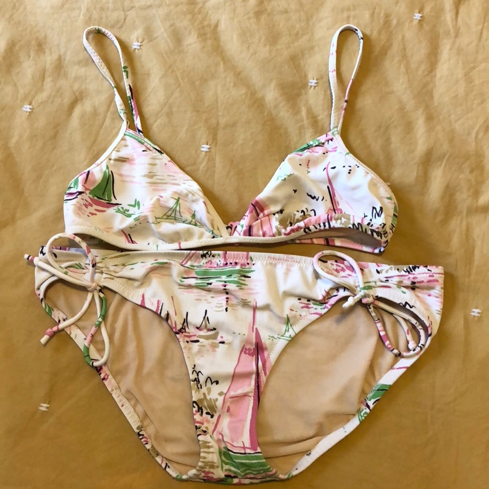 J. Crew Bikini sailboat pattern size Small/Medium